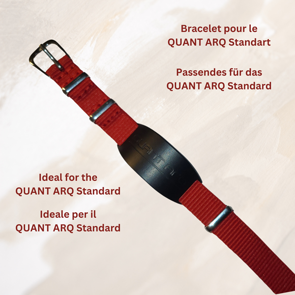 QUANT ARQ Standard- nylon strap red